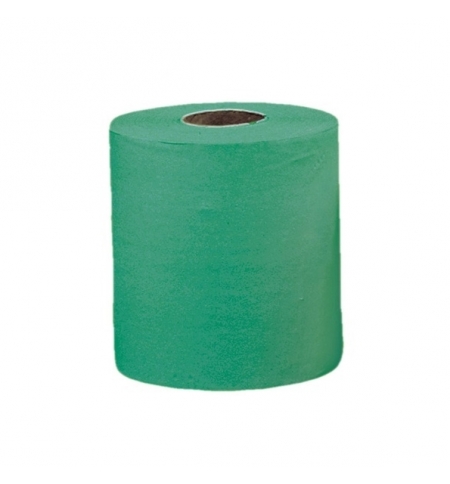 фото: Бумажные полотенца Merida UKZ001 в рулоне, зеленые, 400м, 1 слой, 2 рулона