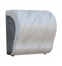 фото: Диспенсер для полотенец в рулонах Merida Unique Lux Cut Marble Line Matt Maxi CUH309, матовый под мр