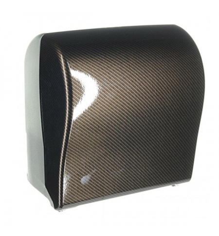 фото: Диспенсер для полотенец в рулонах Merida Unique Solid Cut Exclusive Carbon Line Spark Maxi CUH372, г