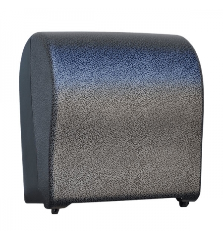 фото: Диспенсер для полотенец в рулонах Merida Unique Solid Cut Glamour Black Line Matt Maxi CUH320, матов