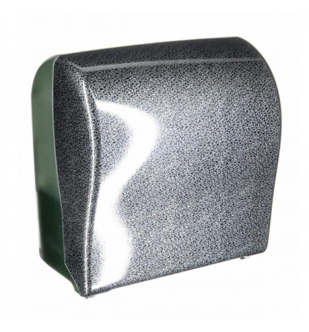 фото: Диспенсер для полотенец в рулонах Merida Unique Solid Cut Glamour Black Line Spark Maxi CUH370, глян