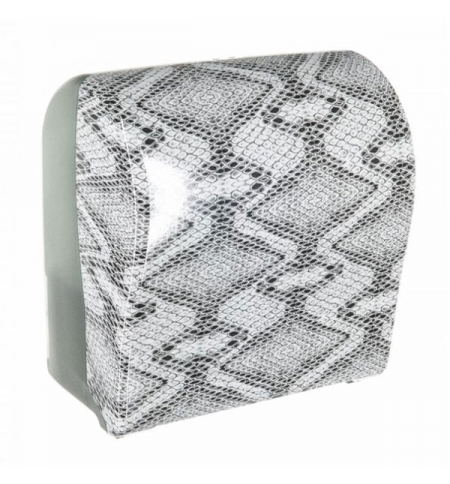 фото: Диспенсер для полотенец в рулонах Merida Unique Solid Cut Luxury Line Spark Maxi CUH362, глянцевый п