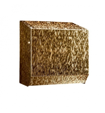 фото: Диспенсер для полотенец в рулонах Merida Inox design icicle gold line CDI302, золотистый, автоматиче