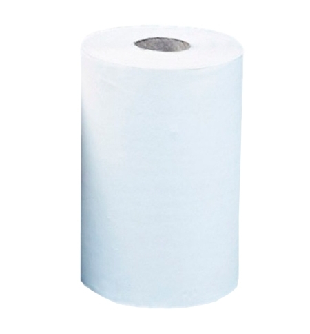 фото: Бумажные полотенца Merida Optimum Mini в рулоне с центральной вытяжкой, белые, 60м, 2 слоя