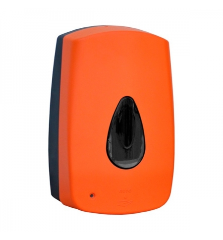 фото: Диспенсер для мыла в картриджах Merida Unique Orange Line Matt DUO501, сенсорный, матовый оранжевый,