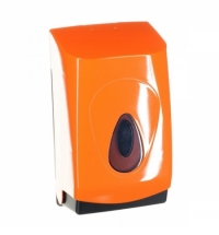 Диспенсер для туалетной бумаги листовой Merida Unique Orange Line Spark BUO451, глянцевый оранжевый