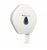 Диспенсер для туалетной бумаги в рулонах Merida Top Mega BTS001, белый/серый