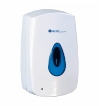 Диспенсер для мыла в картриджах Merida Top Automatic DTB501, сенсорный, белый/синий, 700мл