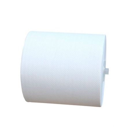 фото: Бумажные полотенца Merida Классик Автоматик Макси в рулоне, белые, 260м, 1 слой