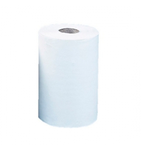 фото: Бумажные полотенца Merida Оптимум Мини в рулоне с центральной вытяжкой, белые, 100м, 1 слой