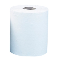 фото: Бумажные полотенца Merida Топ Макси в рулоне, белые, 160м, 2 слоя