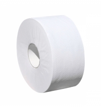 Туалетная бумага Merida Otimum Mini 19 POB203, в рулоне, 140м, 2 слоя, белая, 12 рулонов
