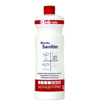 Моющий концентрат Merida Sanitin 1л, для ежедневной уборки санитарных зон, NML102
