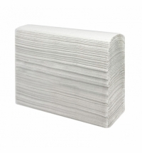 фото: Бумажные полотенца листовые Merida Z-Классик листовые, Z-сложение, 200шт, 1 слой, белые, 20 пачек, B