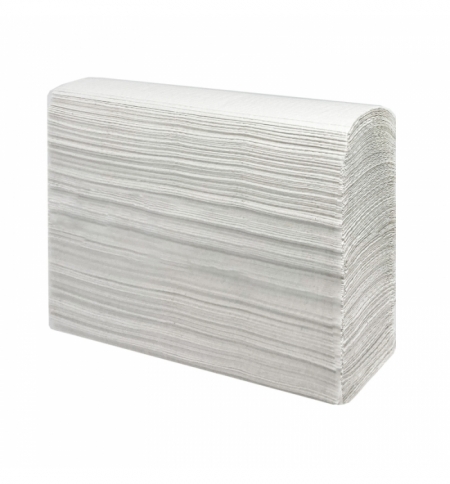 фото: Бумажные полотенца листовые Merida Z-Классик листовые, Z-сложение, 200шт, 1 слой, белые, 20 пачек, B