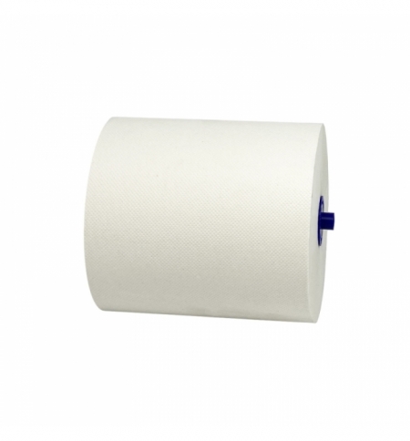 фото: Бумажные полотенца Merida Optimum Automatic Maxi BP4301, в рулоне, 1 слой, белые, 240м, 6шт
