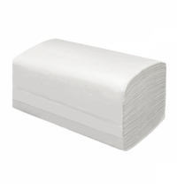 Бумажные полотенца листовые Merida V-Classic 5000 BP1202, листовые, белые, V-сложения, 1 слой, 250 л