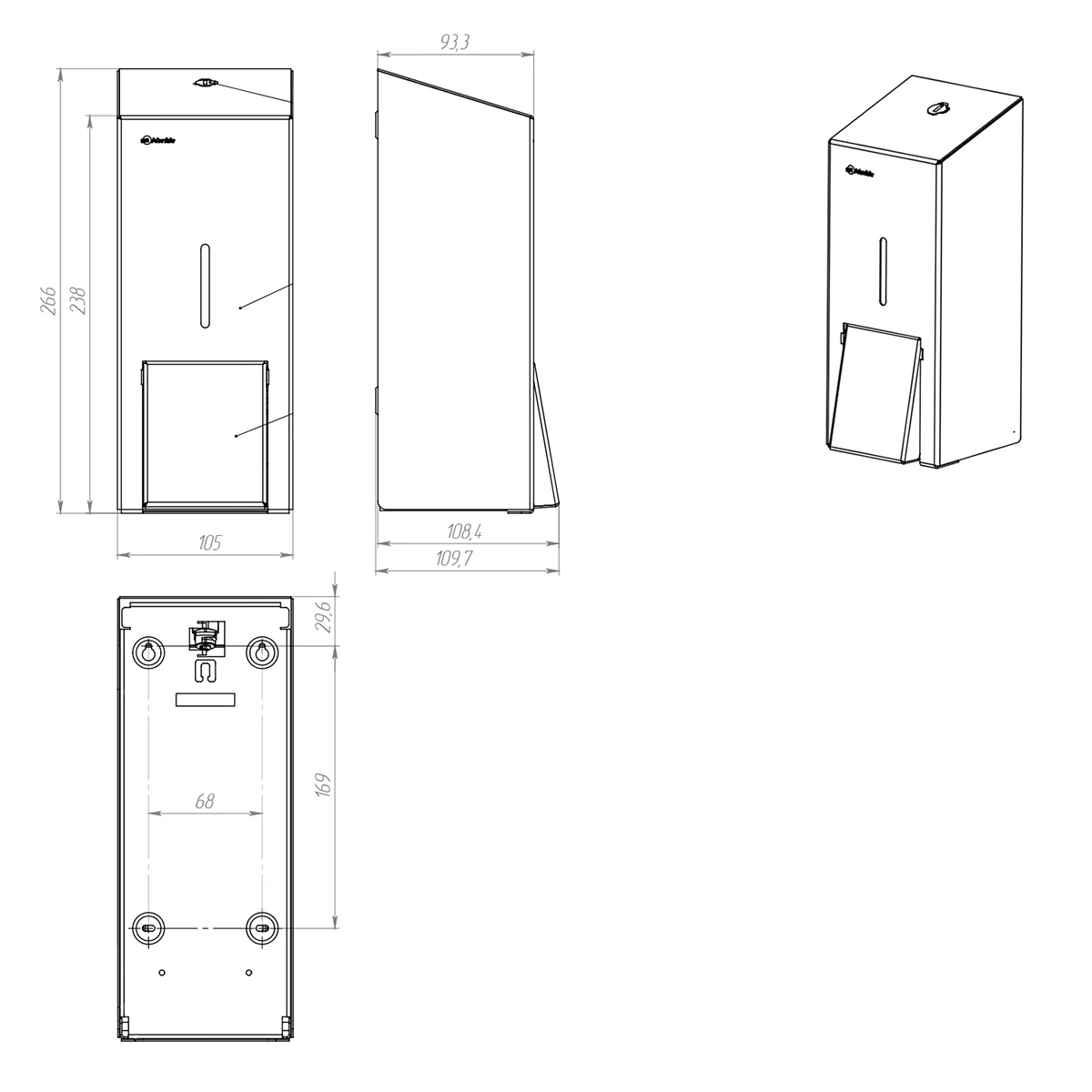 полированный металлик